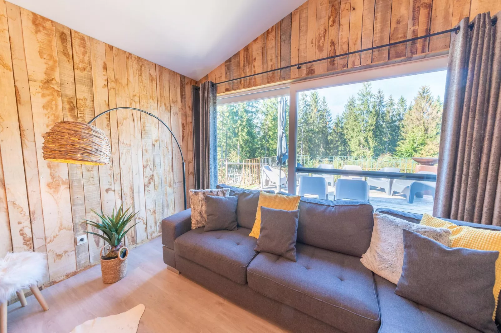 Chalet Bleu-Living room