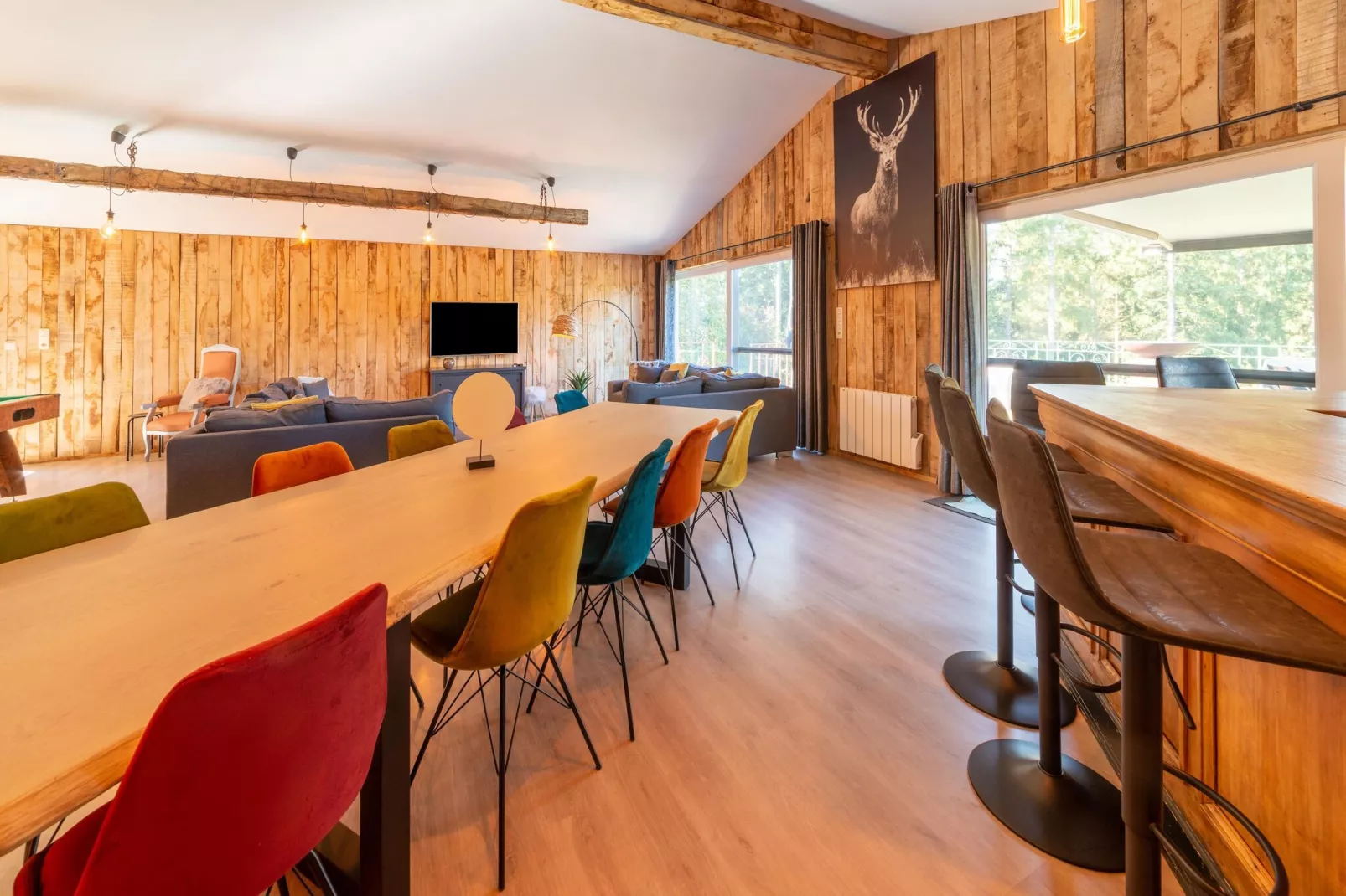 Chalet Bleu-Dining room