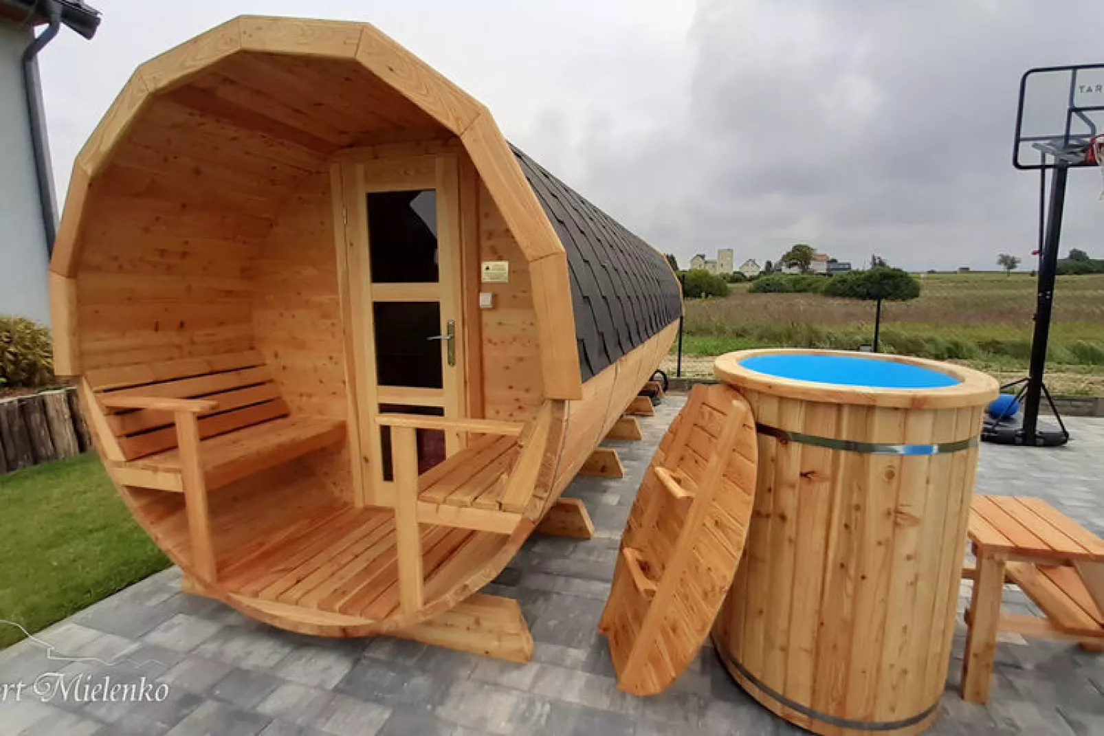Dom szeregowy dla 4 osób Mielenko-Sauna