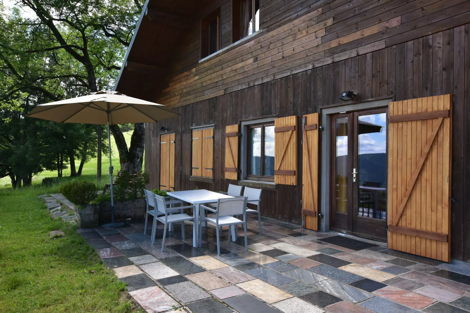La Bergerie-Exterior in summer