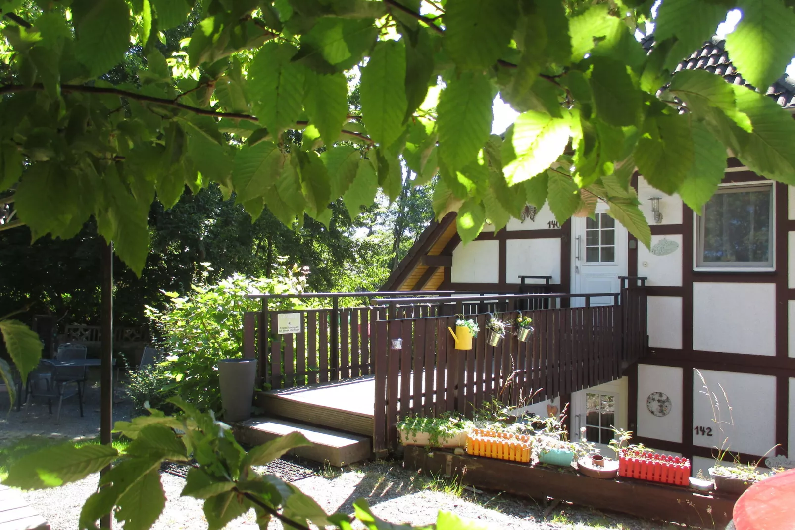 Obere Ferienwohnung-Extérieur été