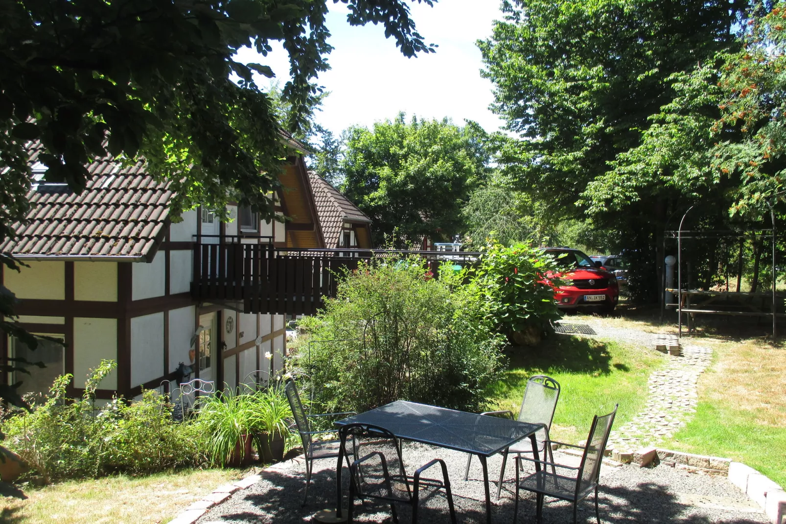 Obere Ferienwohnung-Extérieur été