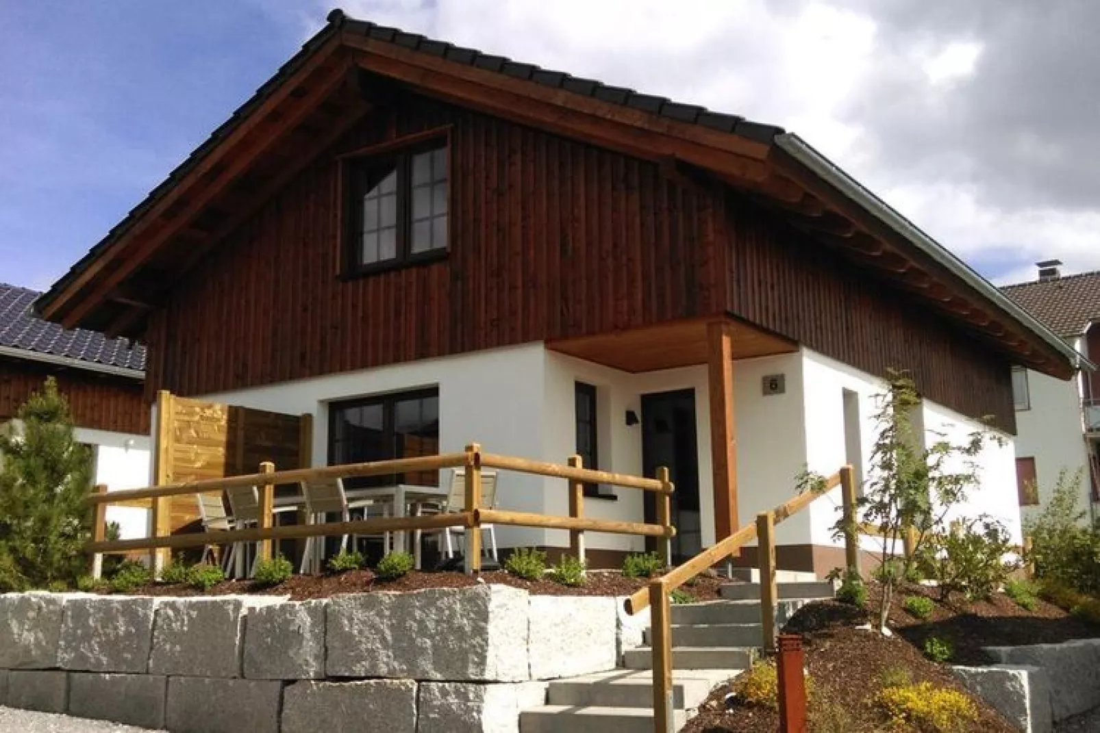 Premiumchalet bis 2 Pers-Außenbereich Sommer