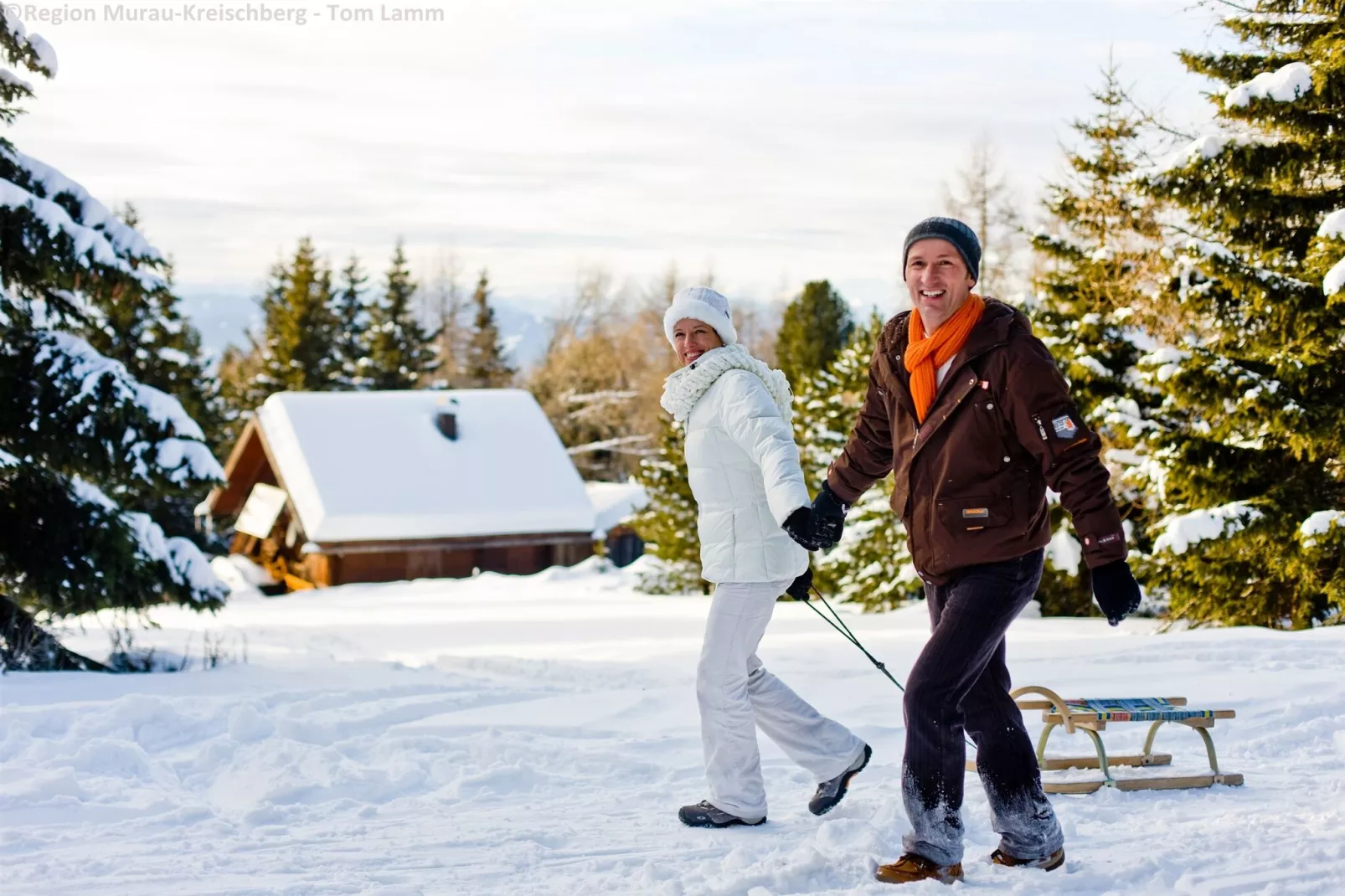 Chalet Baier-Area winter 1km