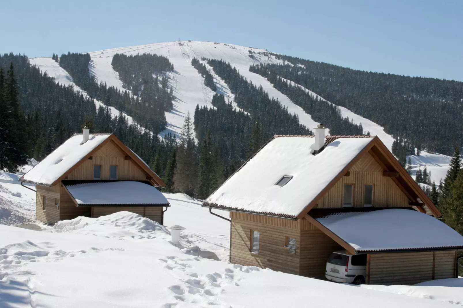 Almdorf Weinebene-Area winter 1km