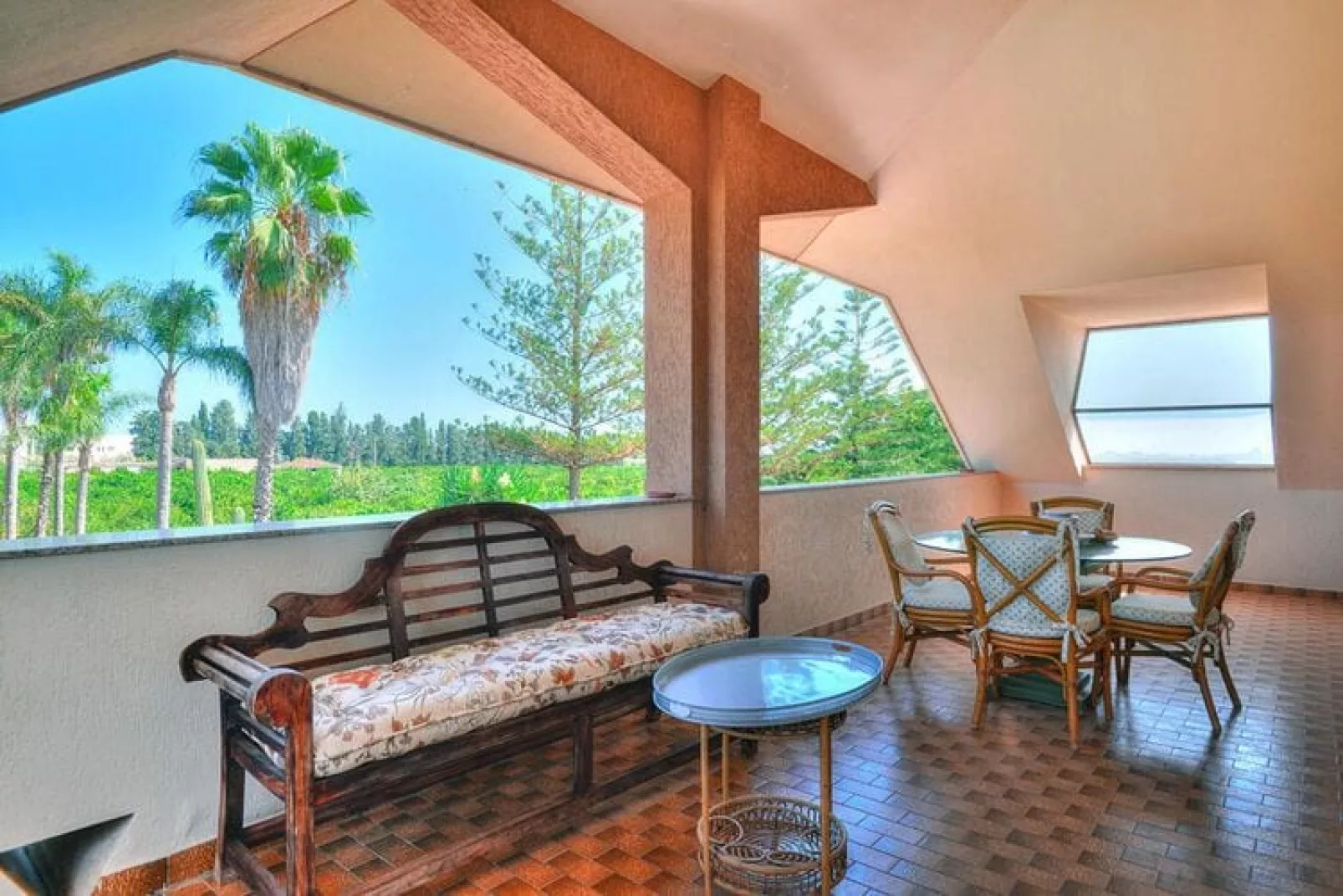 Holiday home Floridia-Villa Smeraldo10 Pax mit Privatpool-Wohnzimmer