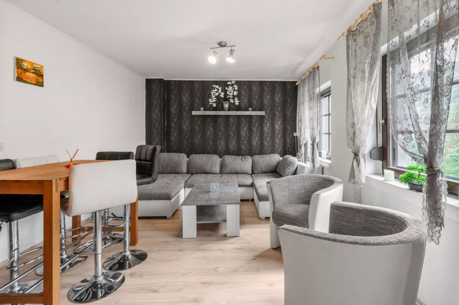 Ferienhaus mit Moselblick-Living room