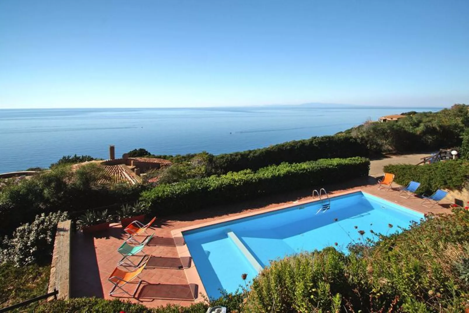 Holiday resort, Costa Paradiso-Villino trilo piscina-Pool
