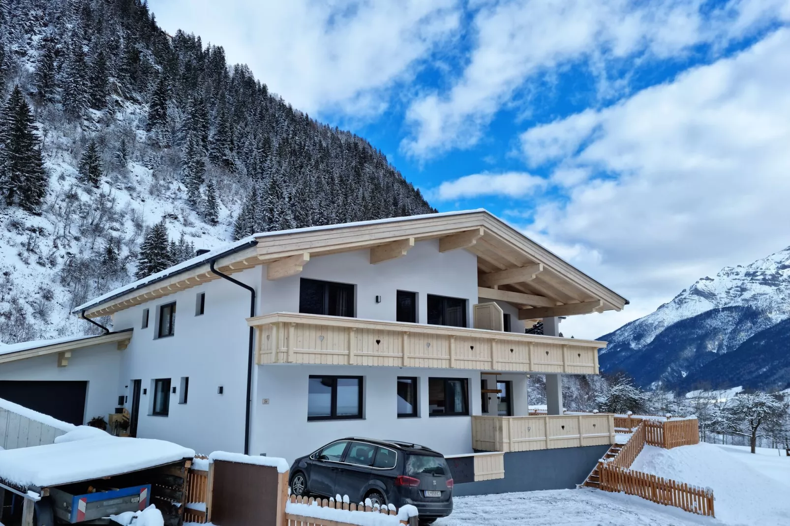 Haus Alpenpanorama-Exterior winter
