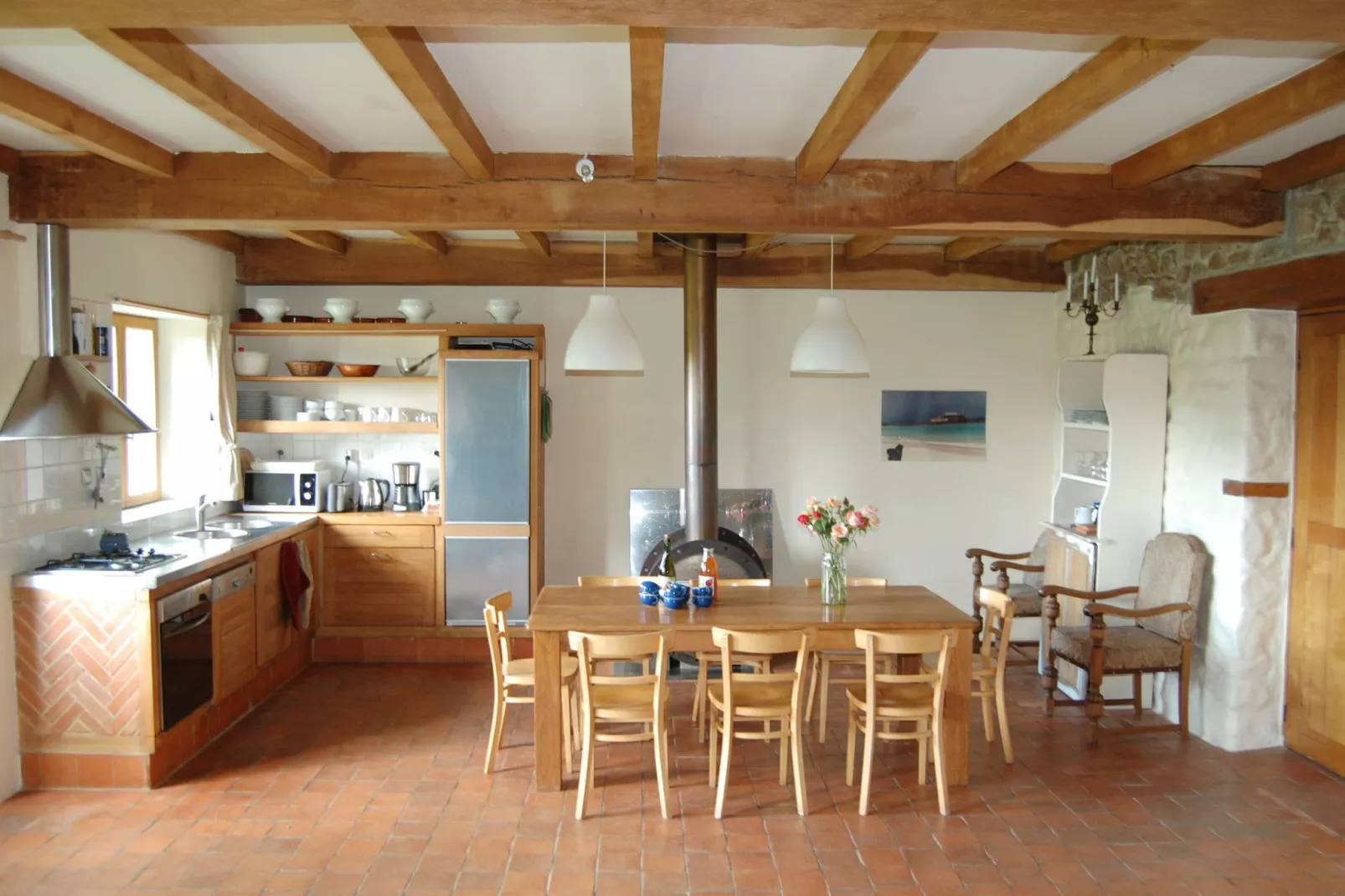 Les Volets Bleus-Kitchen