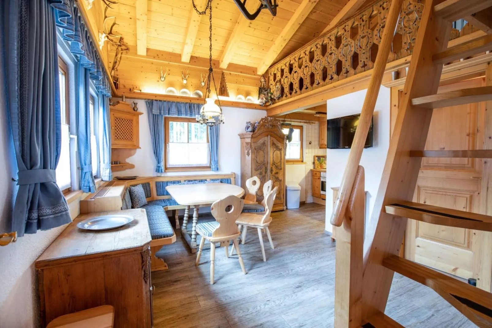 Ferienhaus Munterhütte-Salon