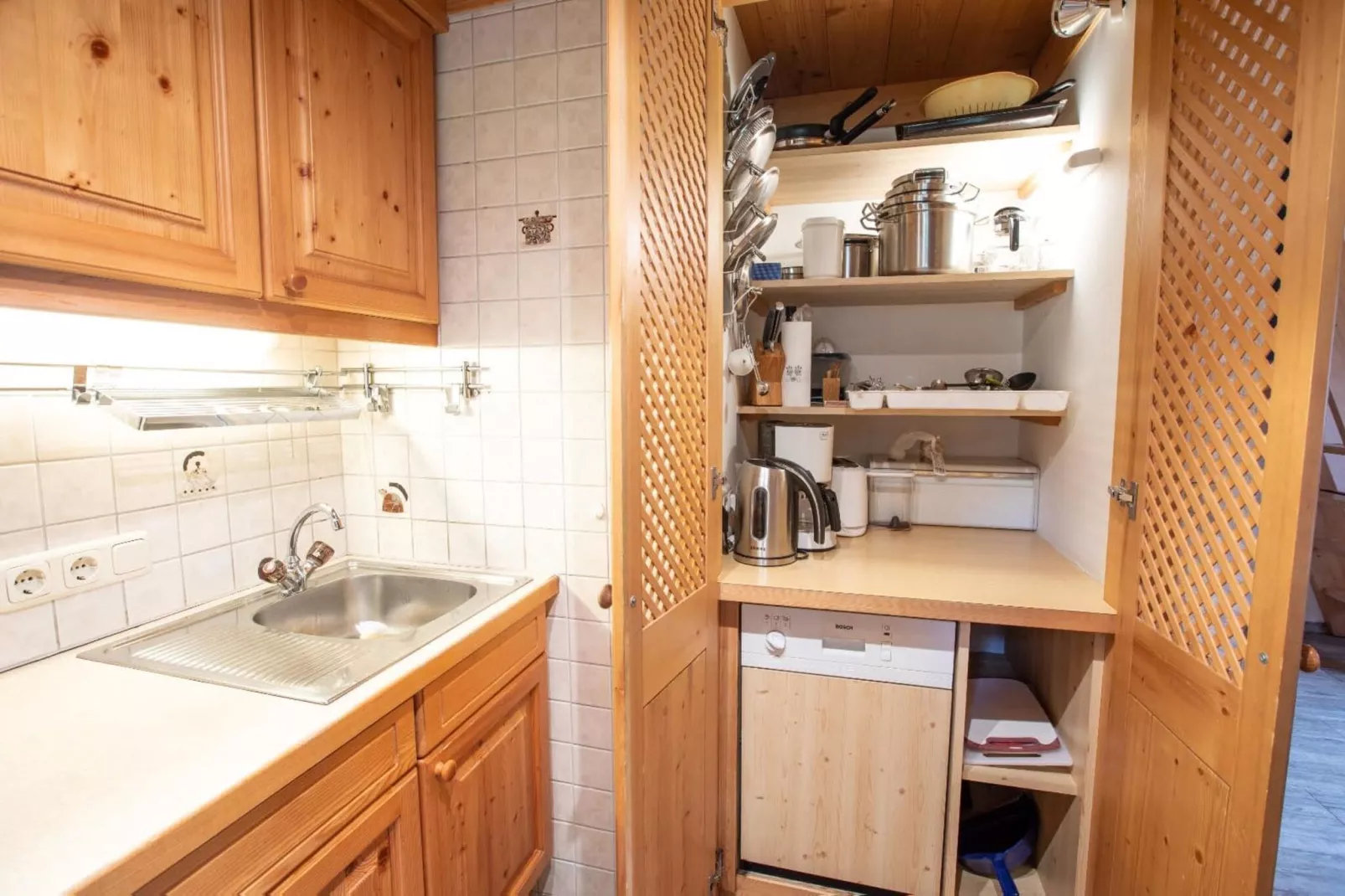 Ferienhaus Munterhütte-Cuisine