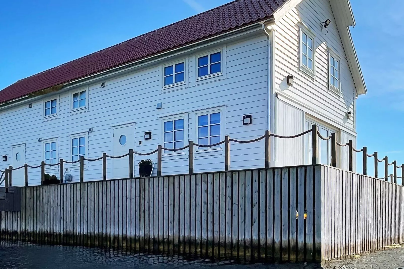 12 Personen Ferienhaus in bremnes-By Traum-Außenbereich