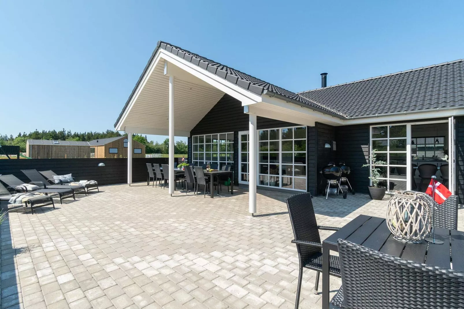 18 Personen Ferienhaus in Nørre Nebel-Im Freien
