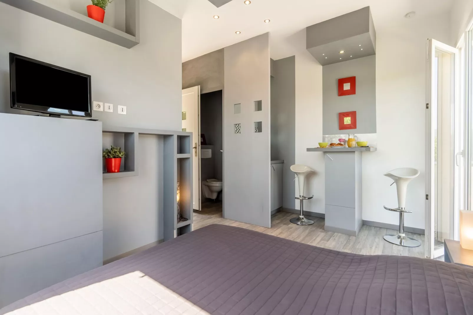Villa - LES VANS-Schlafzimmer
