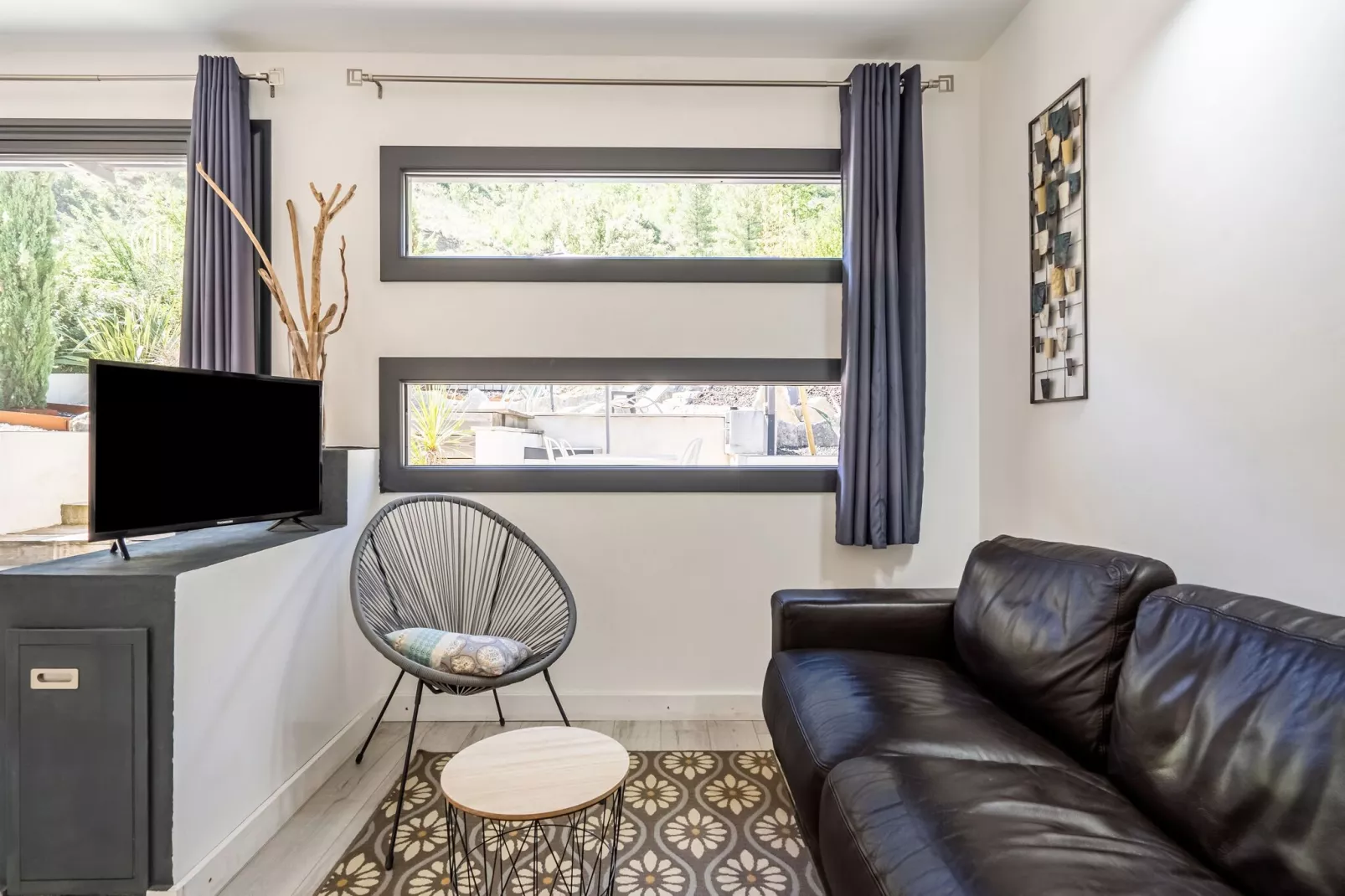 Villa - Les Vans-Wohnzimmer