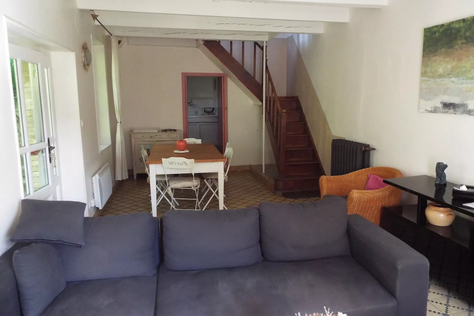 Maison de vacances - La Pergola-Living room