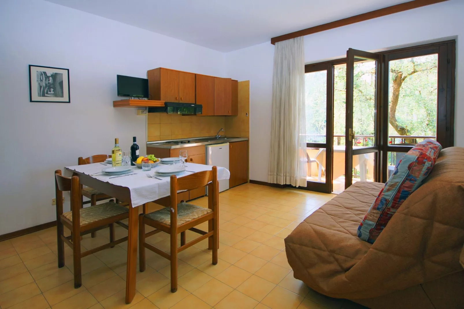 Residence al Parco, Malcesine-ST 3, bei Belegung mit 4 Personen-Salon