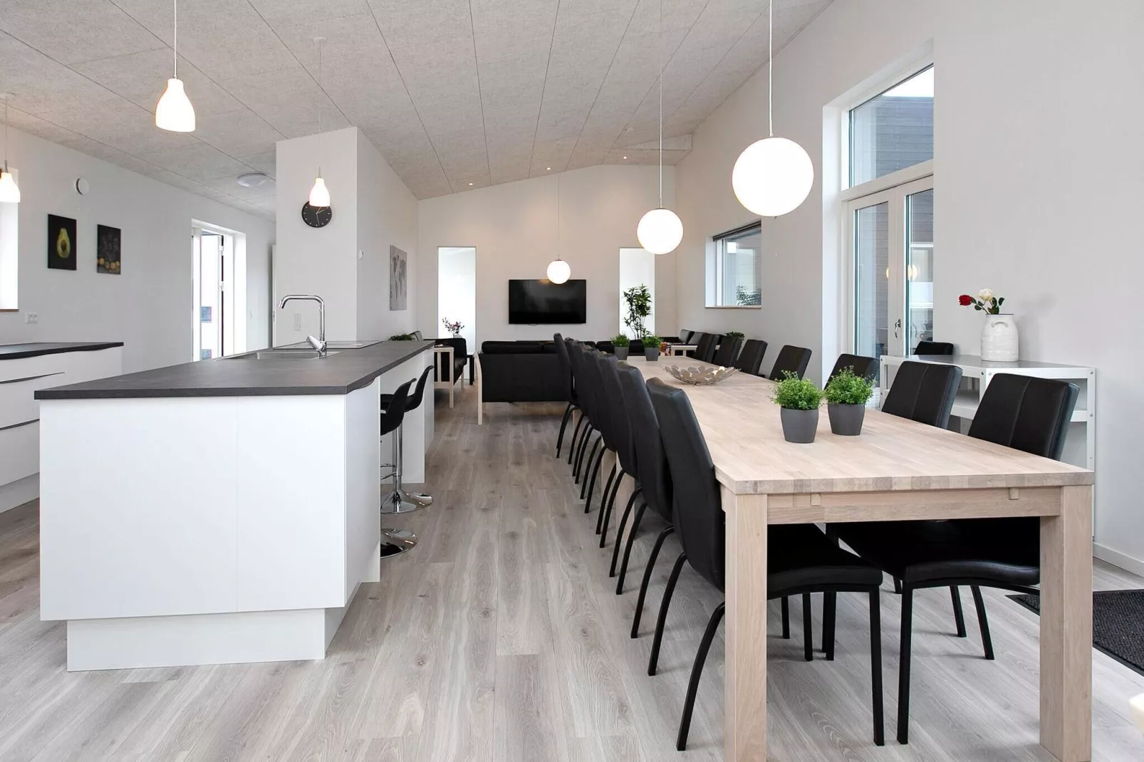 Maison de vacances pour 16 a Væggerløse-Intérieur