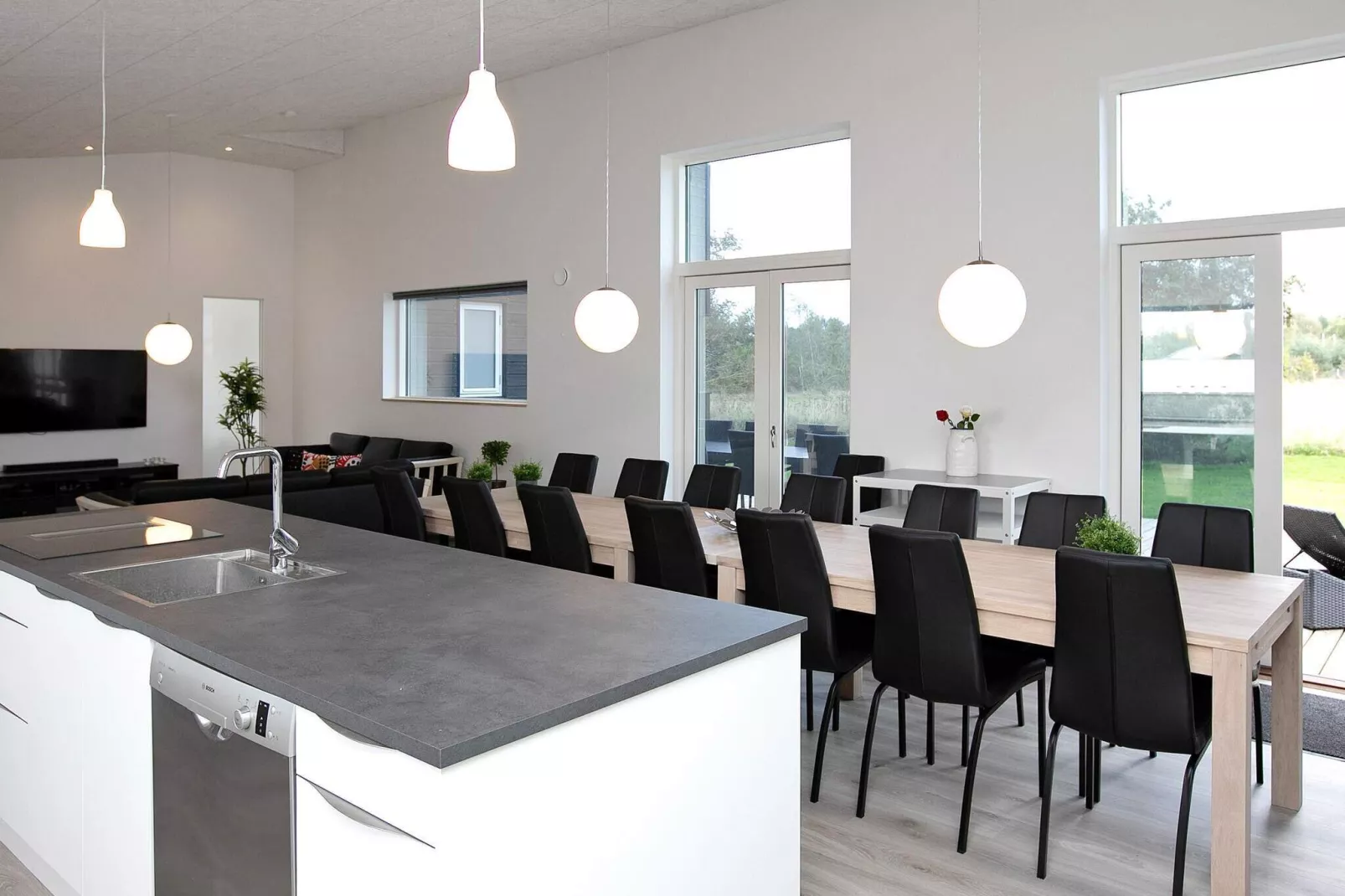 Maison de vacances pour 16 a Væggerløse-Intérieur