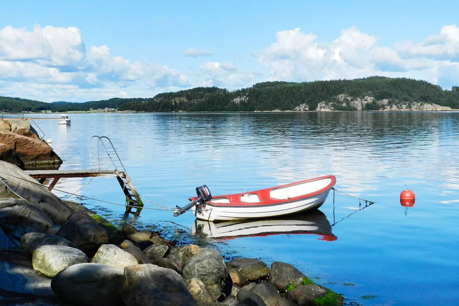 2 person holiday home in BRASTAD-By Traum-Water view