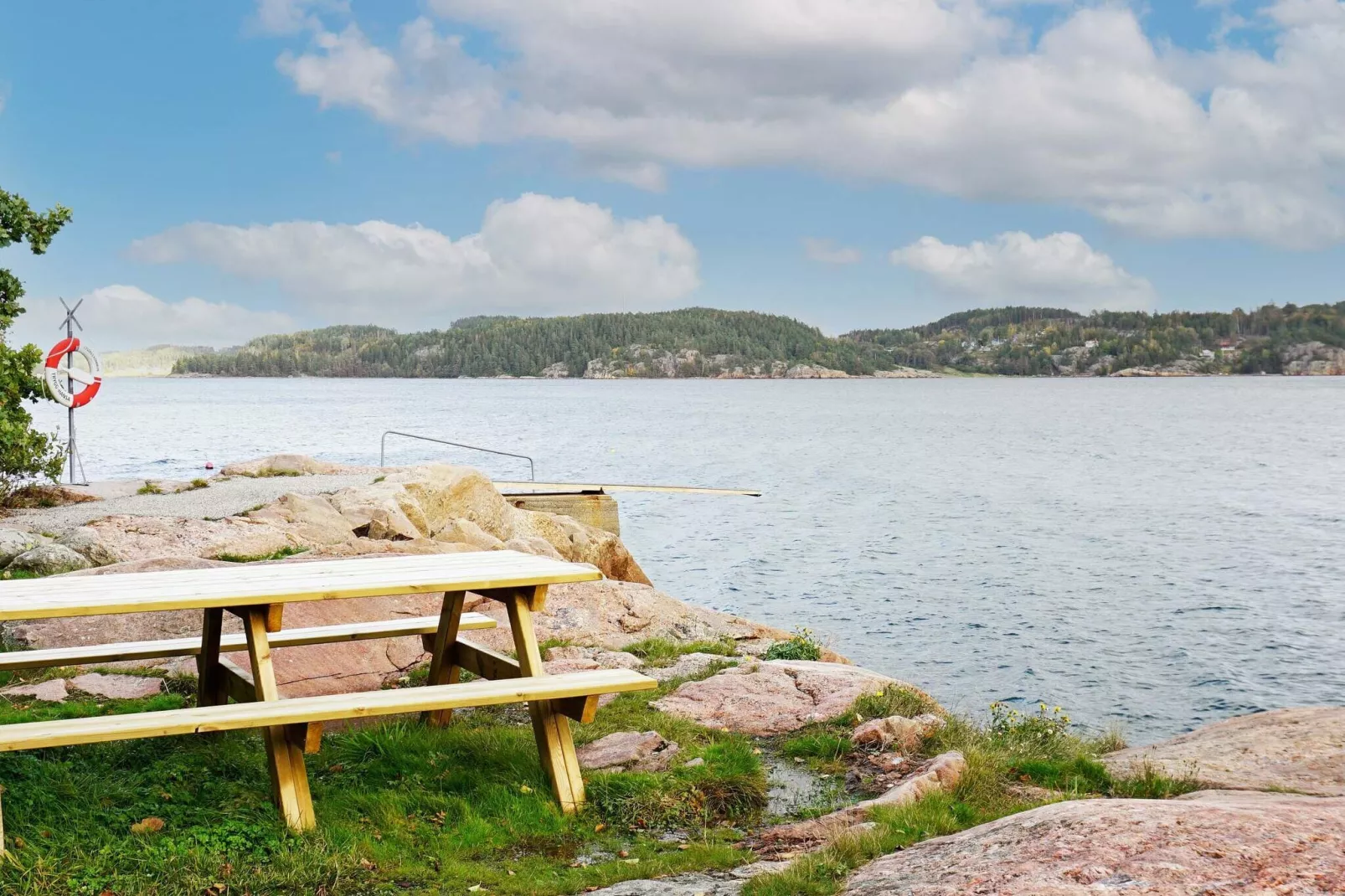 2 person holiday home in BRASTAD-By Traum-Water view