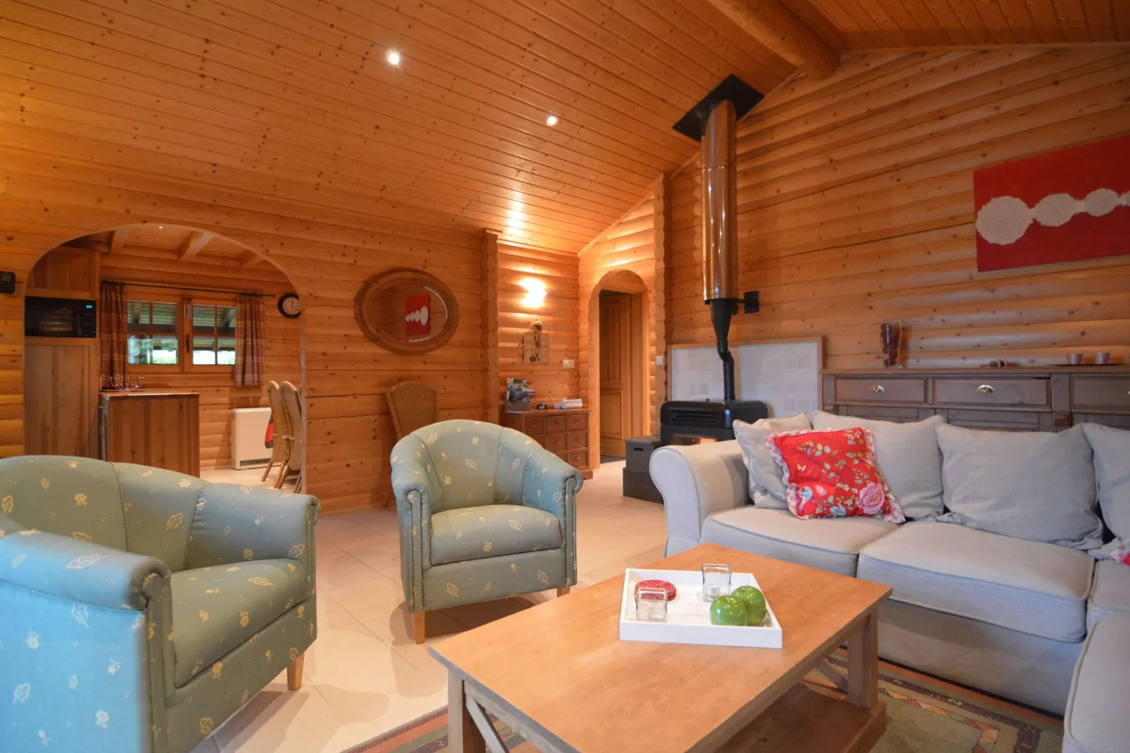 Lodge des Fagnes-Living room