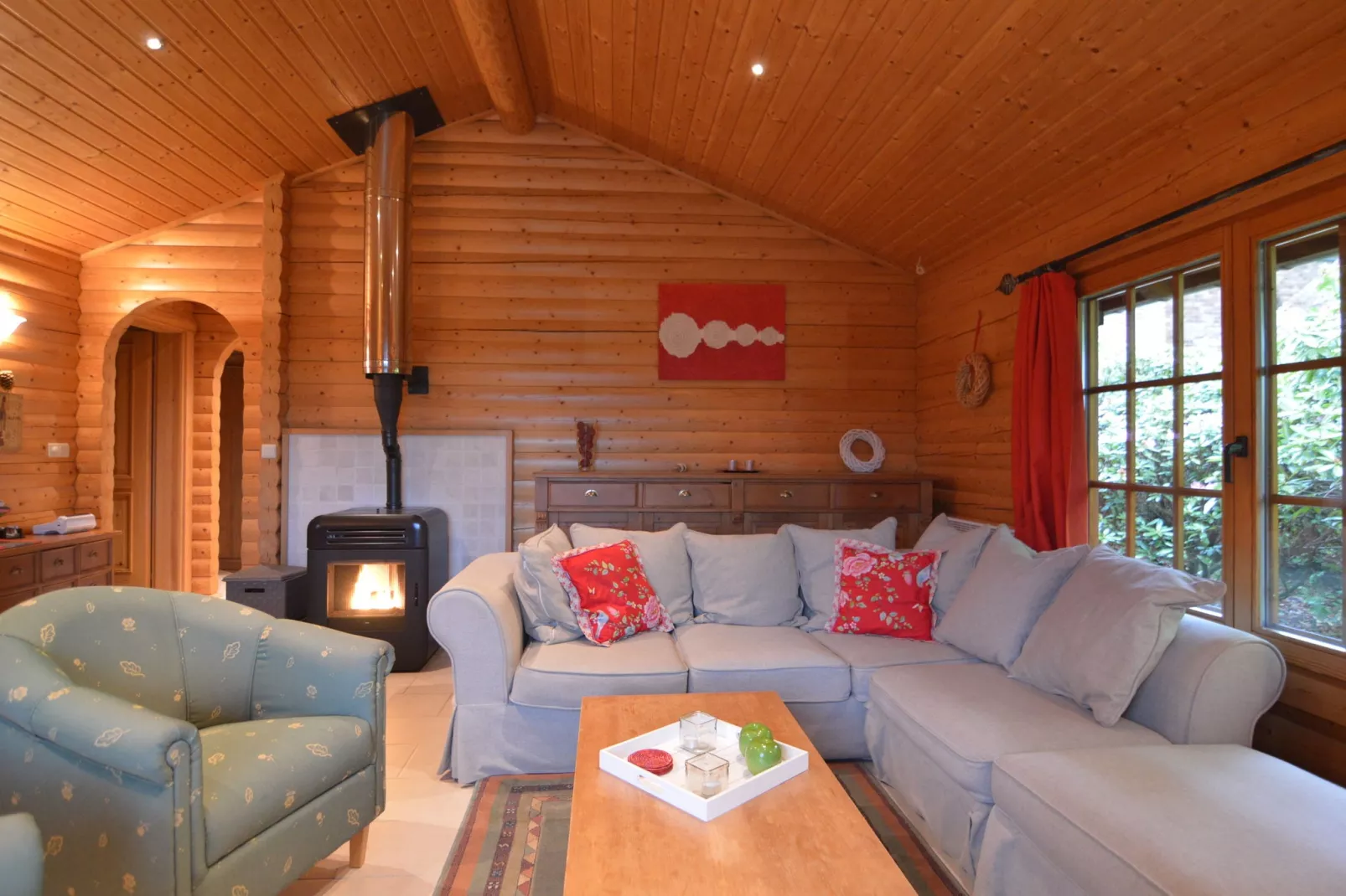 Lodge des Fagnes-Living room