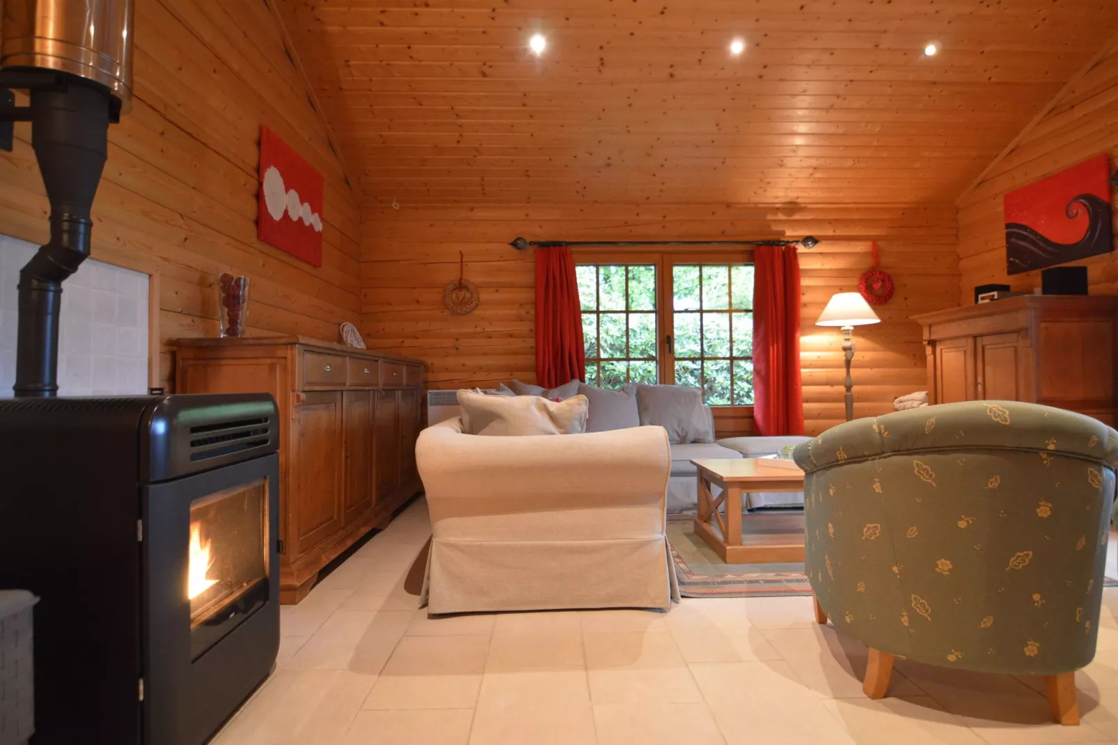 Lodge des Fagnes-Living room