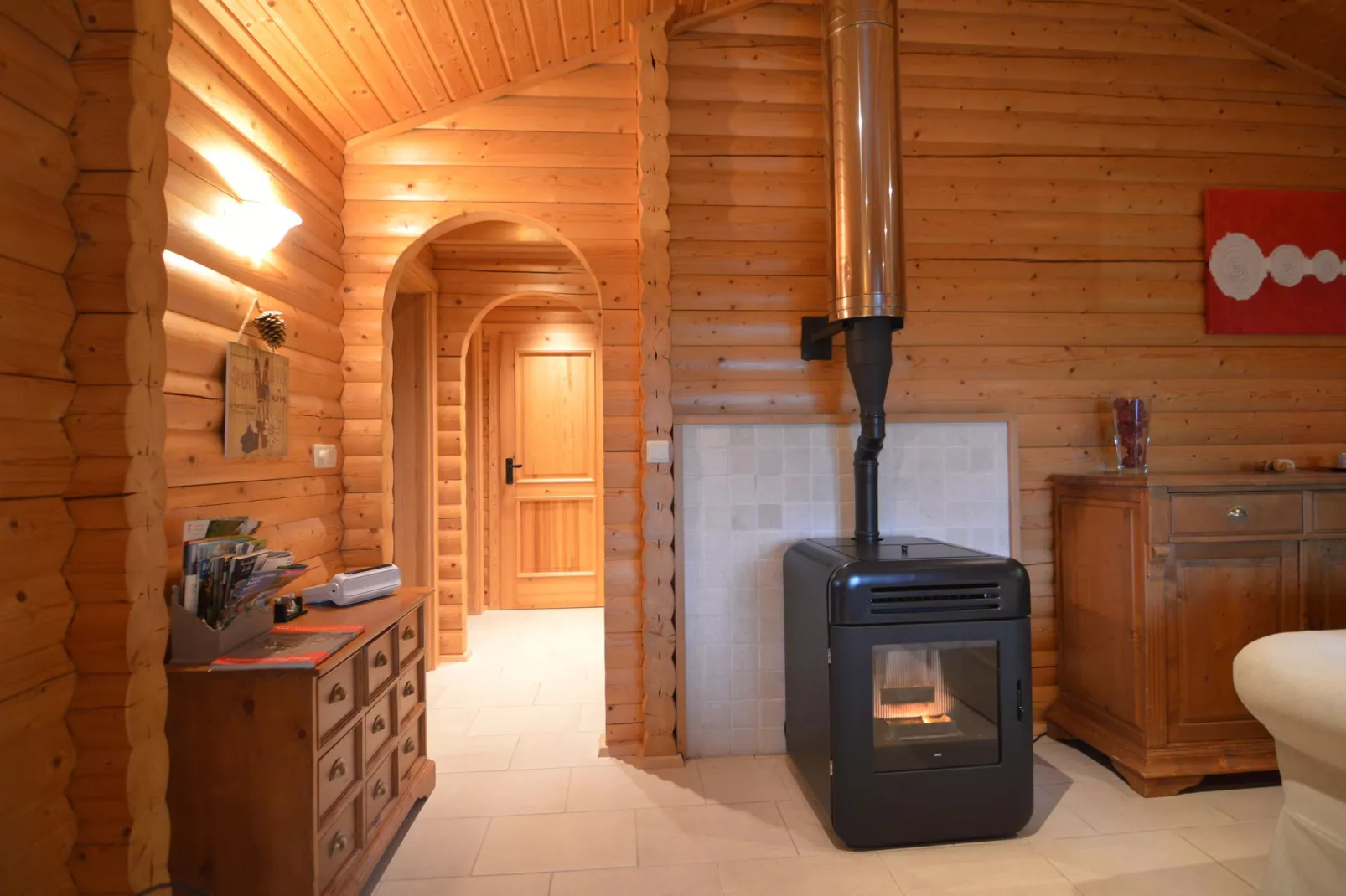Lodge des Fagnes-Living room