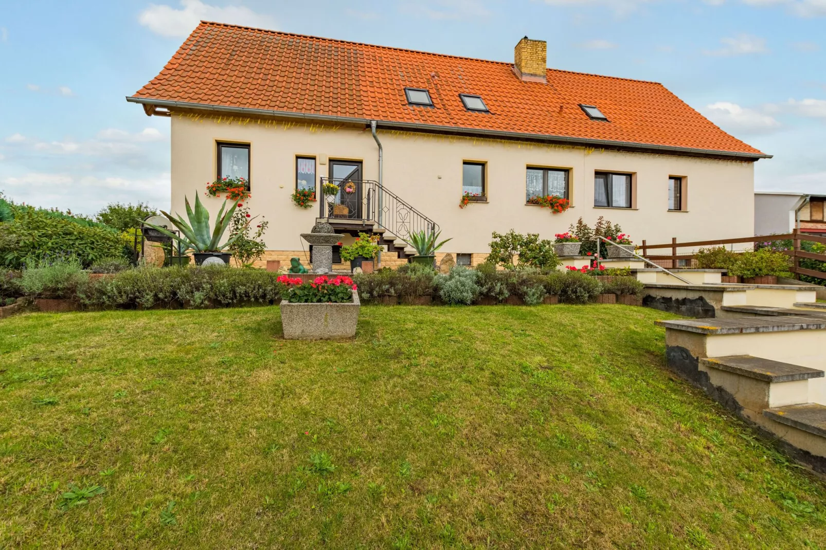 Ferienwohnung Jagdglück-Exterior summer