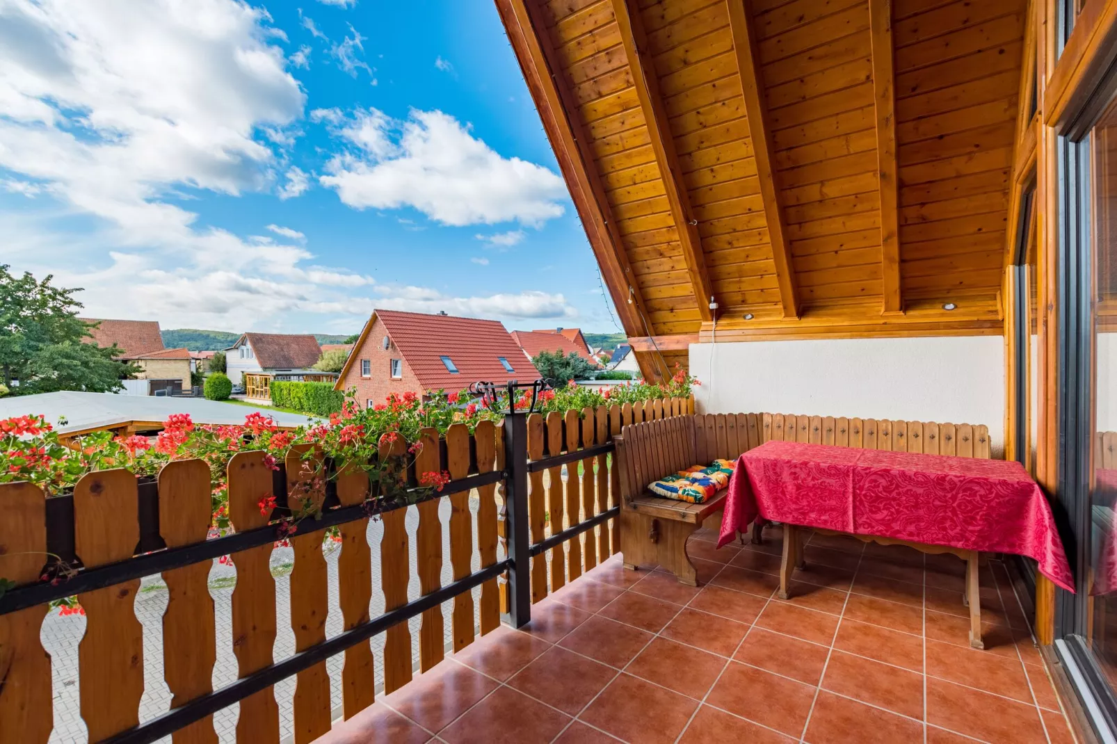 Ferienwohnung Jagdglück-Terrace balcony