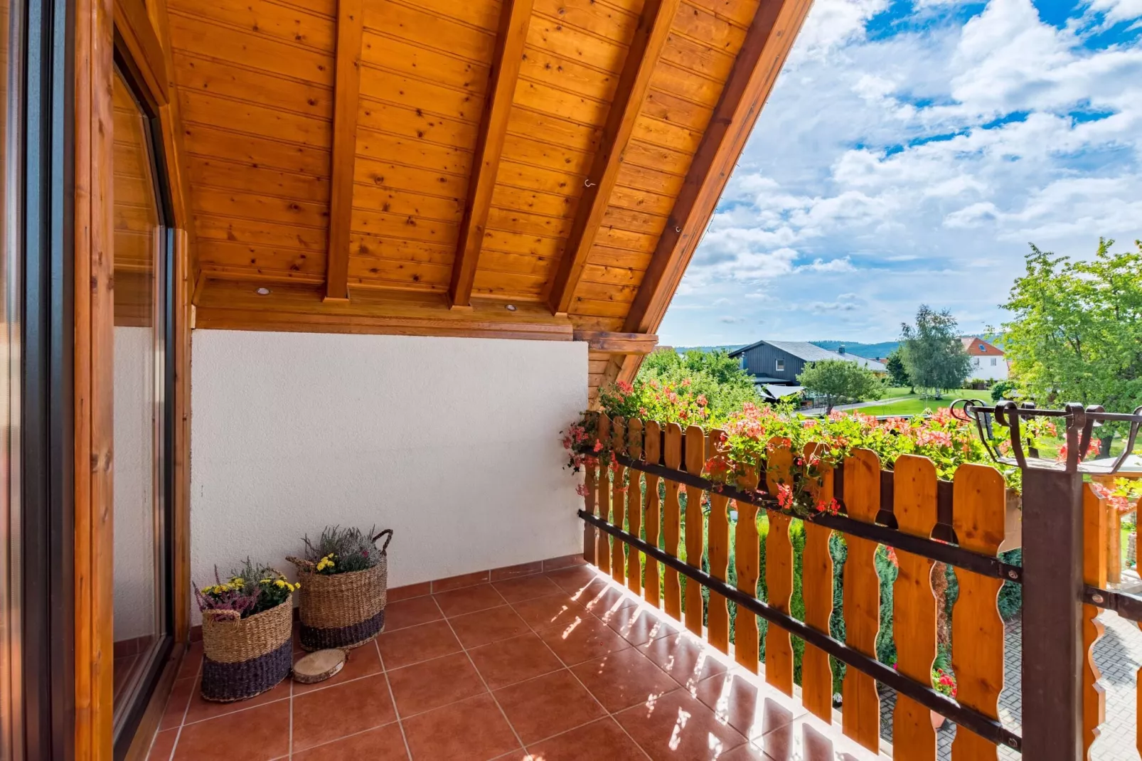 Ferienwohnung Jagdglück-Terrace balcony