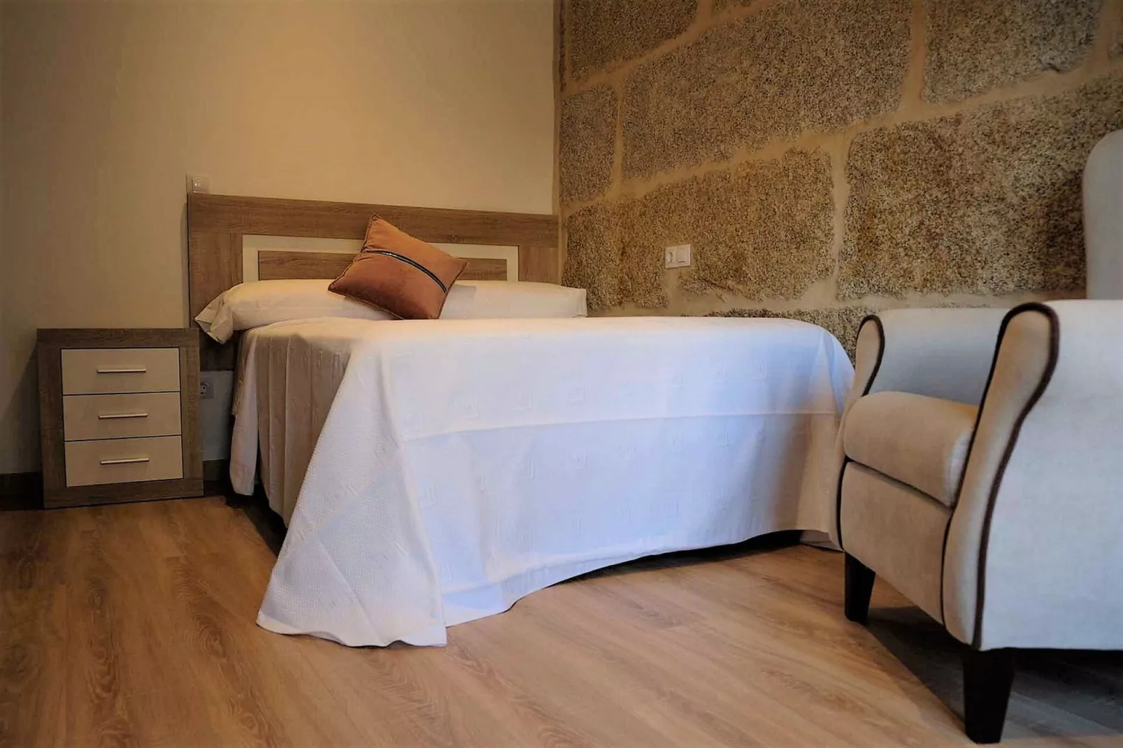 Villa Trabazos Abellas-Chambre