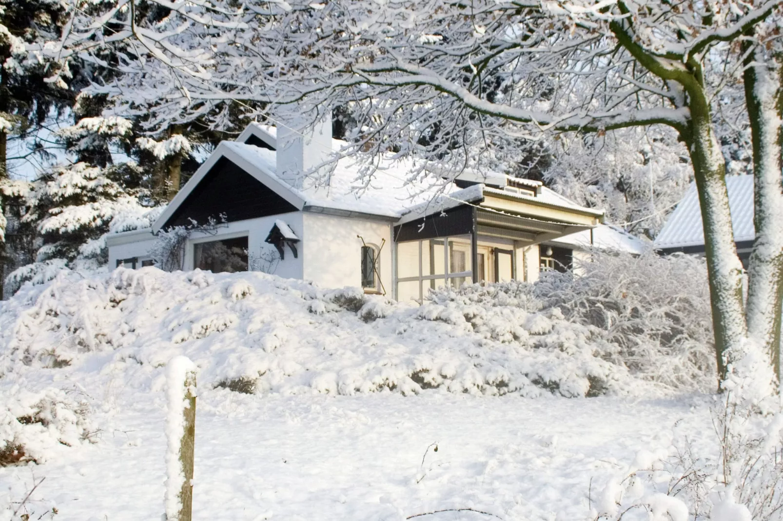 Huis in het bos-Exterior winter