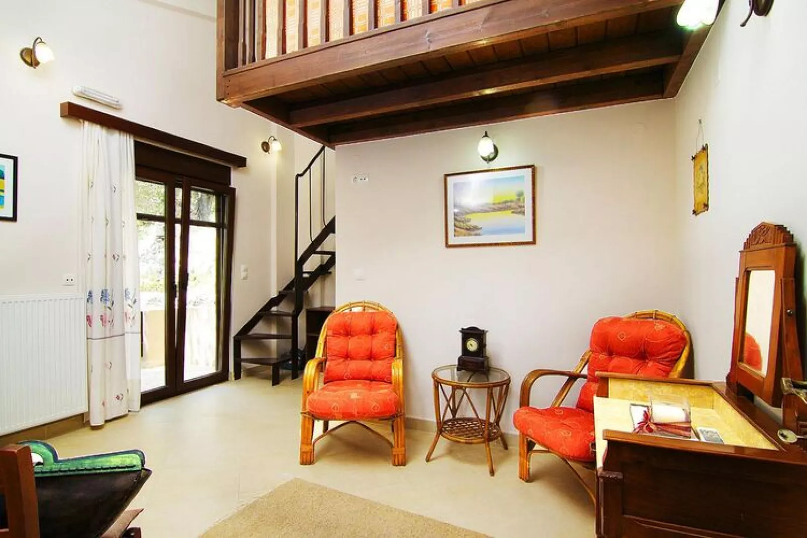 Holiday home, Kalamitsi Alexandrou-Villa Kalamitsi, ca. 108 qm, 6 pax-Wohnzimmer