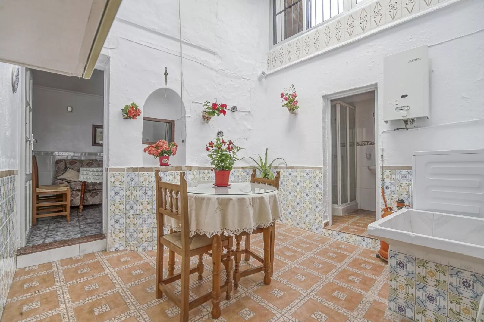 CASA DE PUEBLO ANDALUZA SIERRA SEVILLA-Terrace balcony
