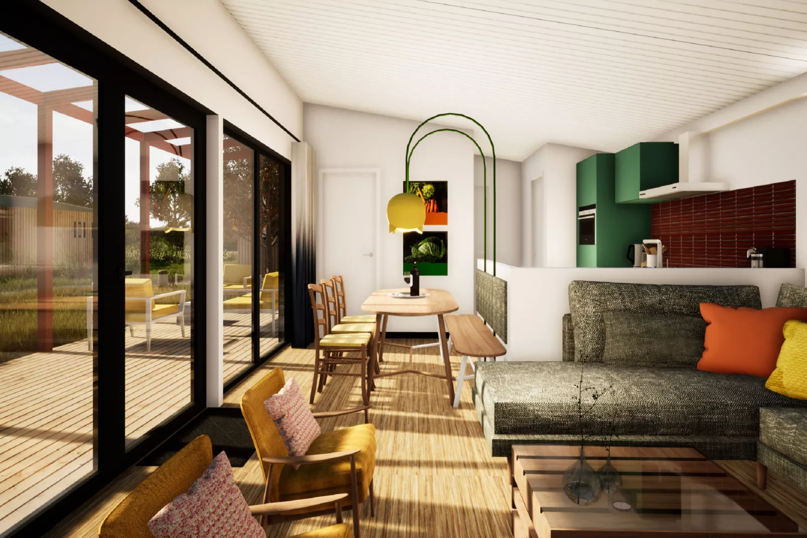 Resort Callantsoog 4-Wohnzimmer