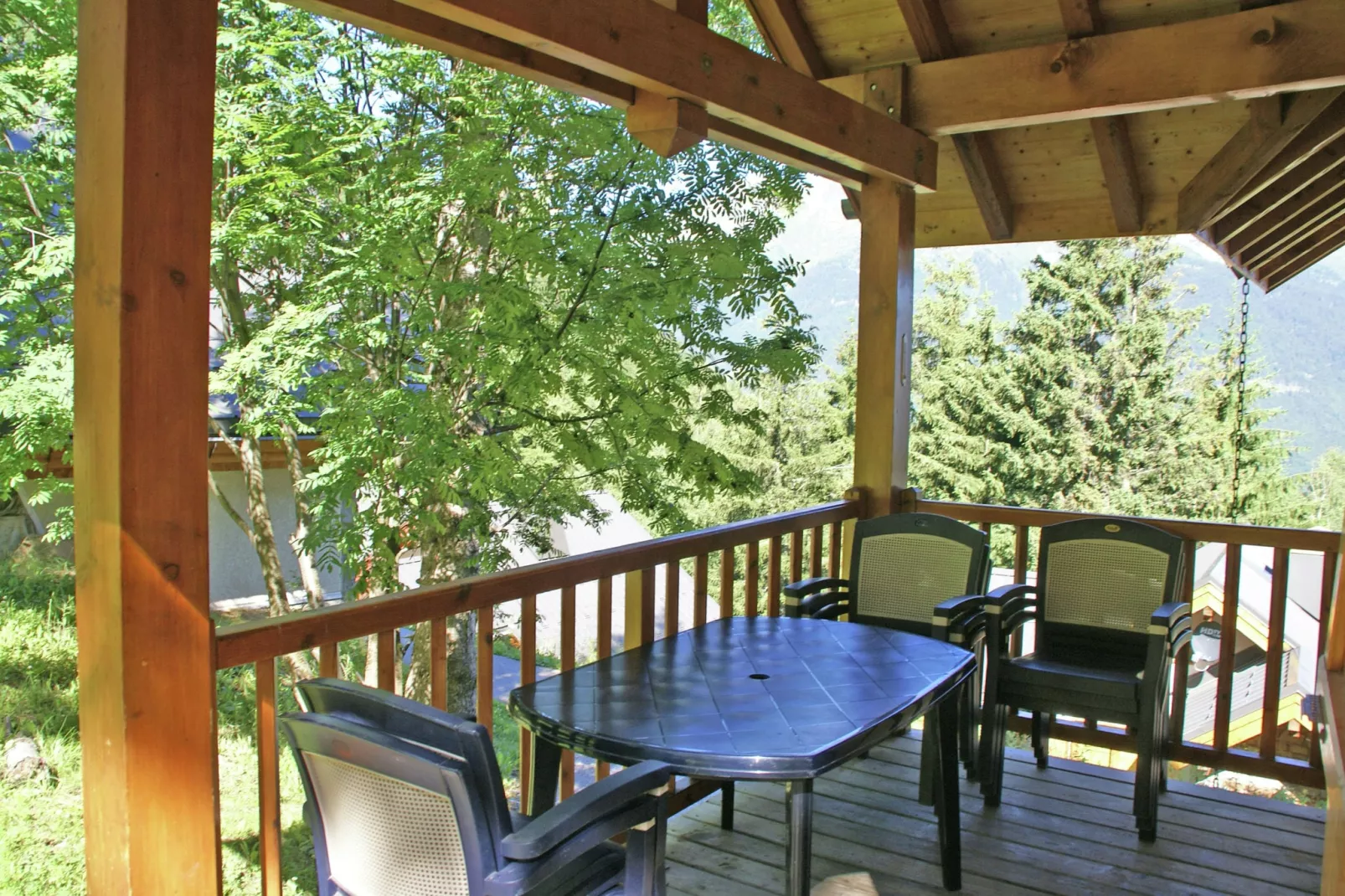 Chalet - Oz-en-Oisans-Terrassenbalkon
