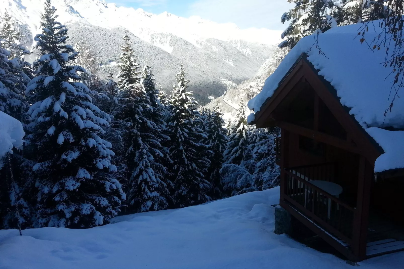 Chalet - Oz-en-Oisans-Außenbereich Winter