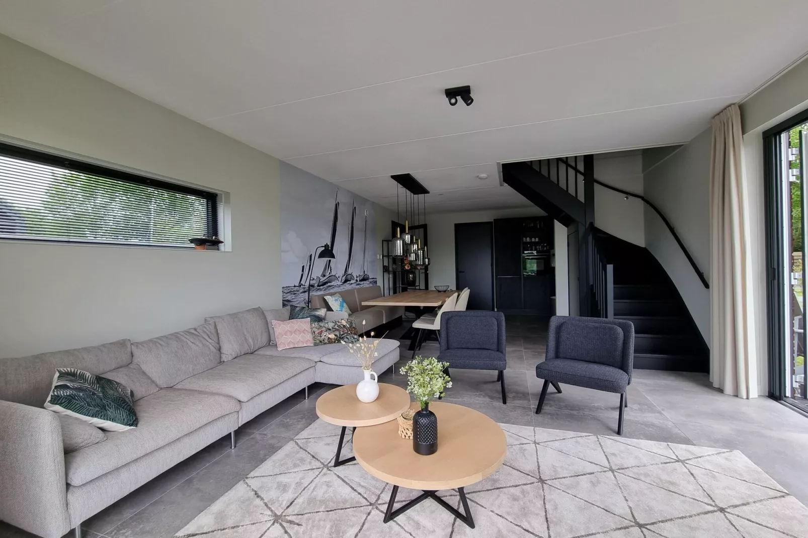 Watervilla Ien-Living room