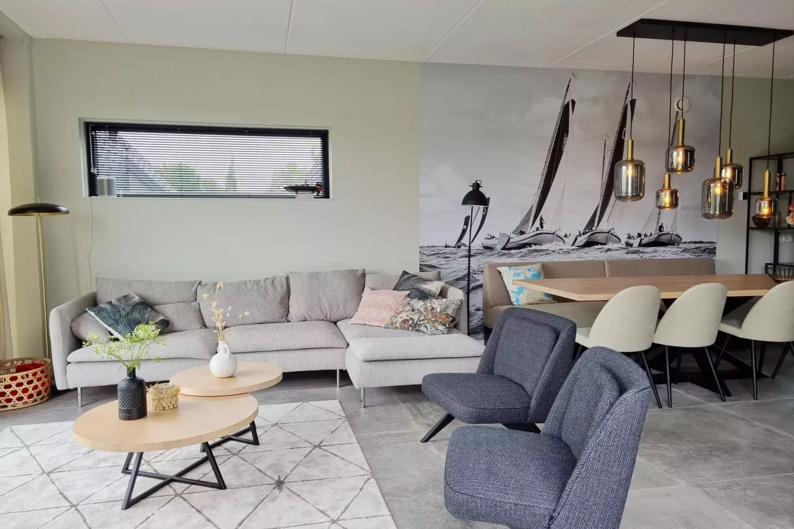 Watervilla Ien-Living room