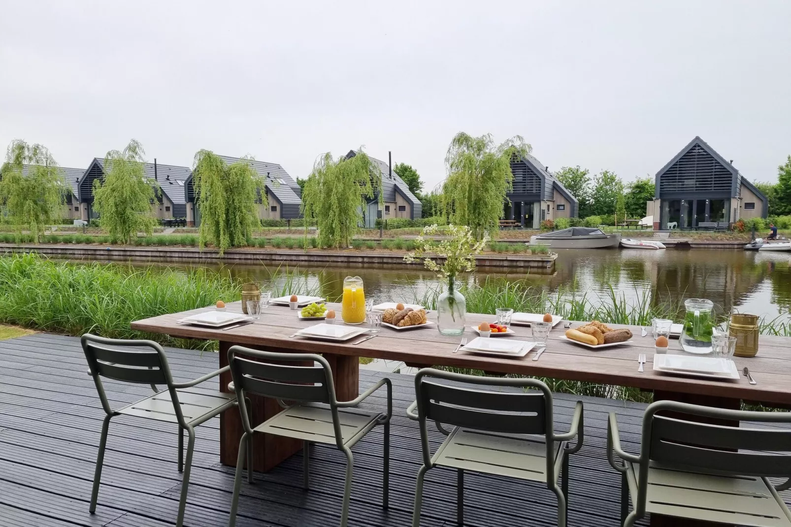 Watervilla Ien-Terrace balcony