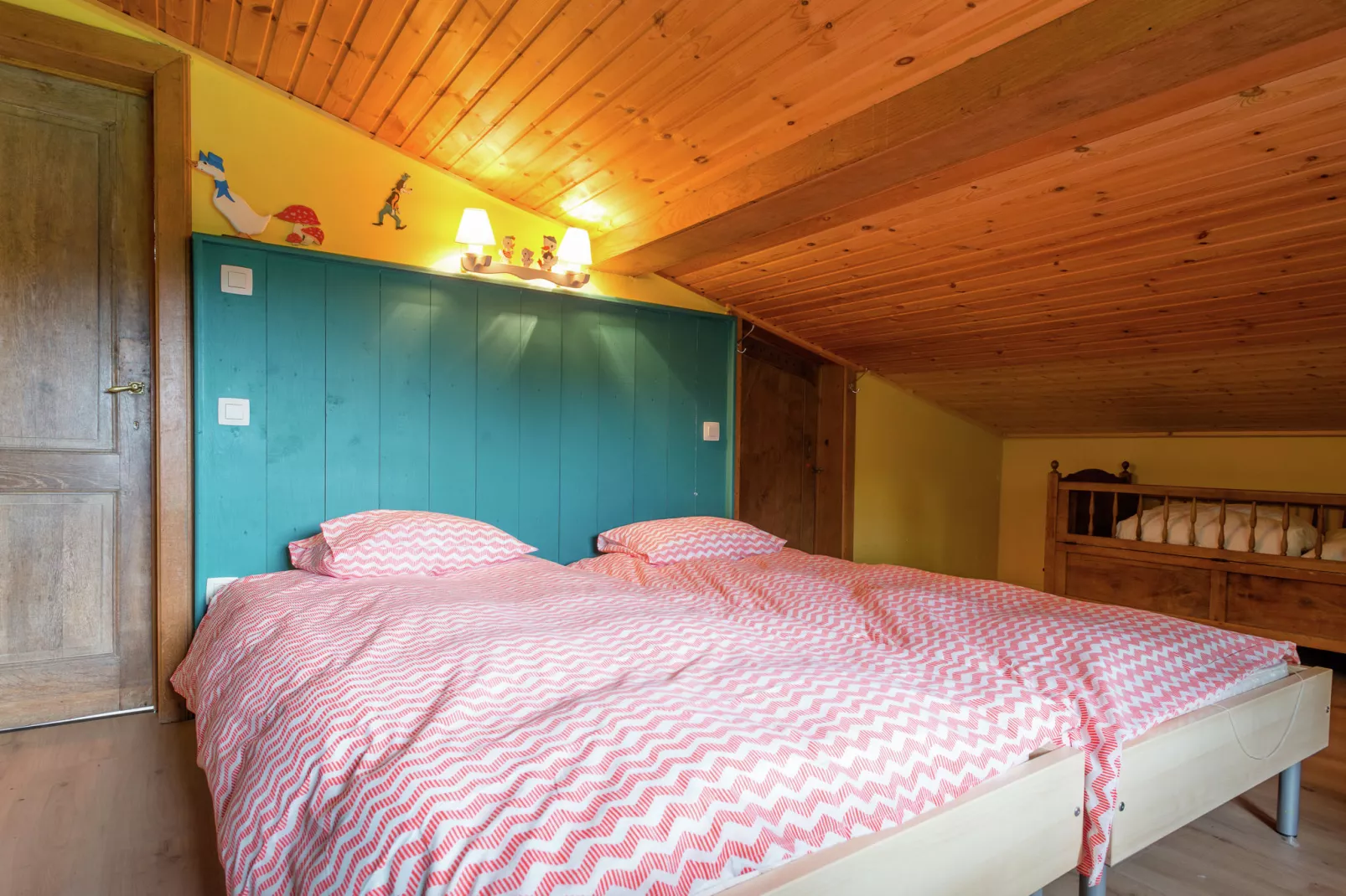Red Hazels-Schlafzimmer