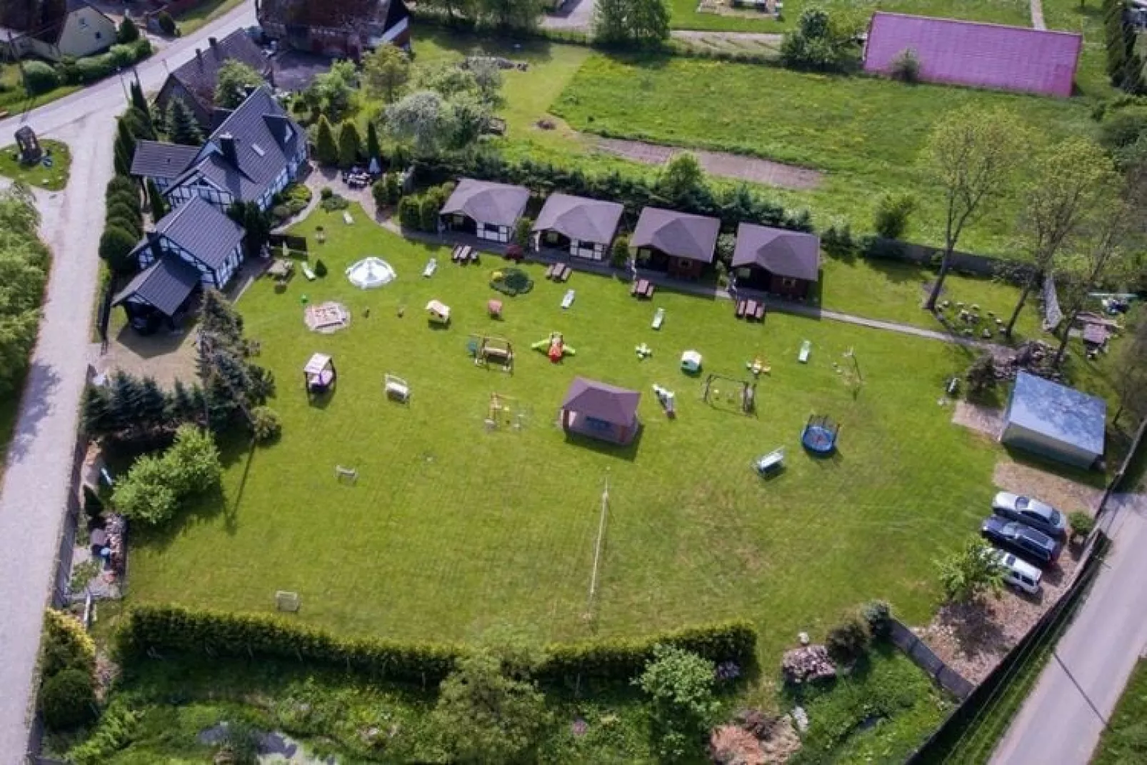 Doomki parterowe TYP A Łącko-Gardens summer
