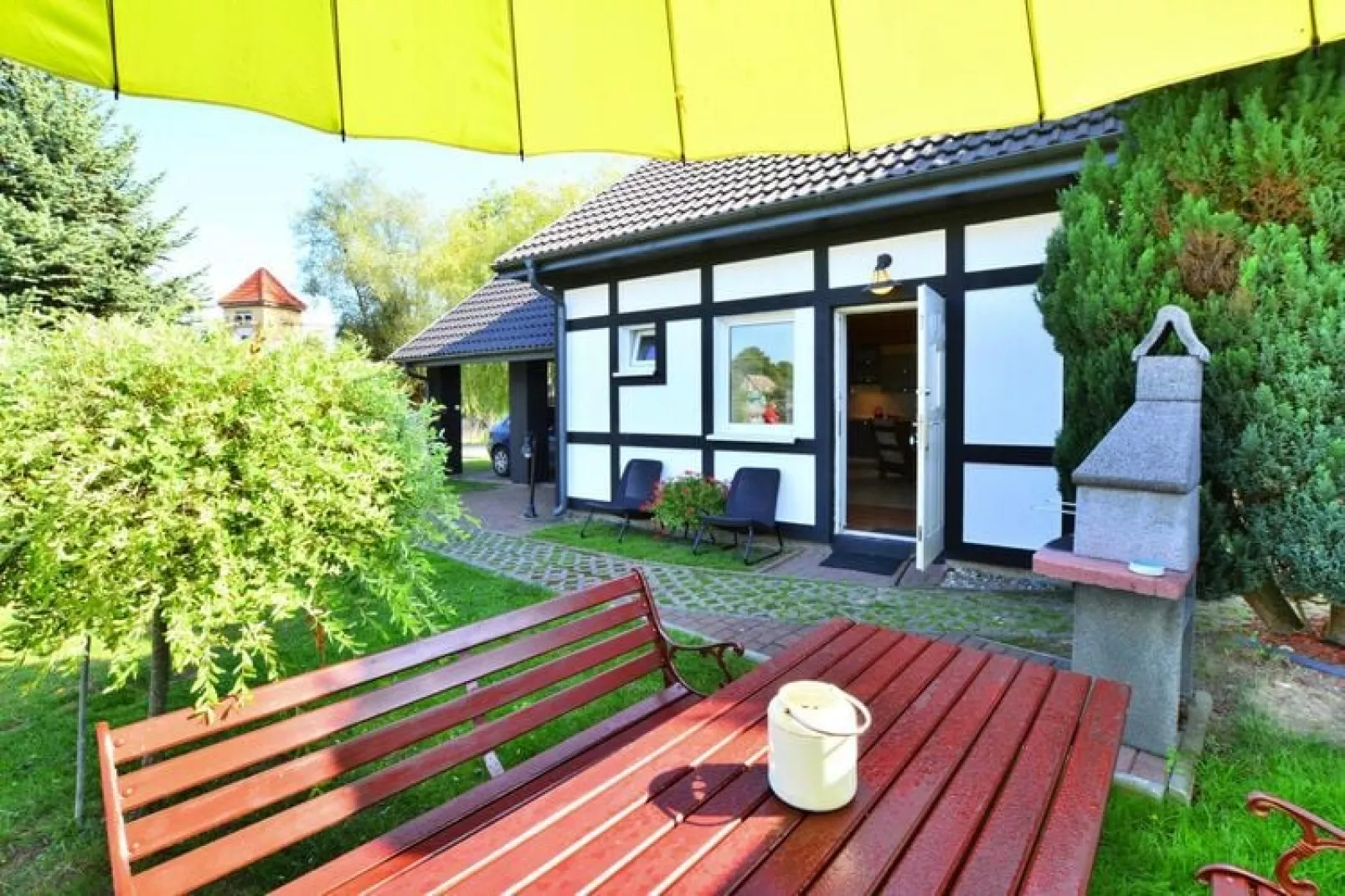 Domek piętrowy TYP B Łącko-Exterior summer