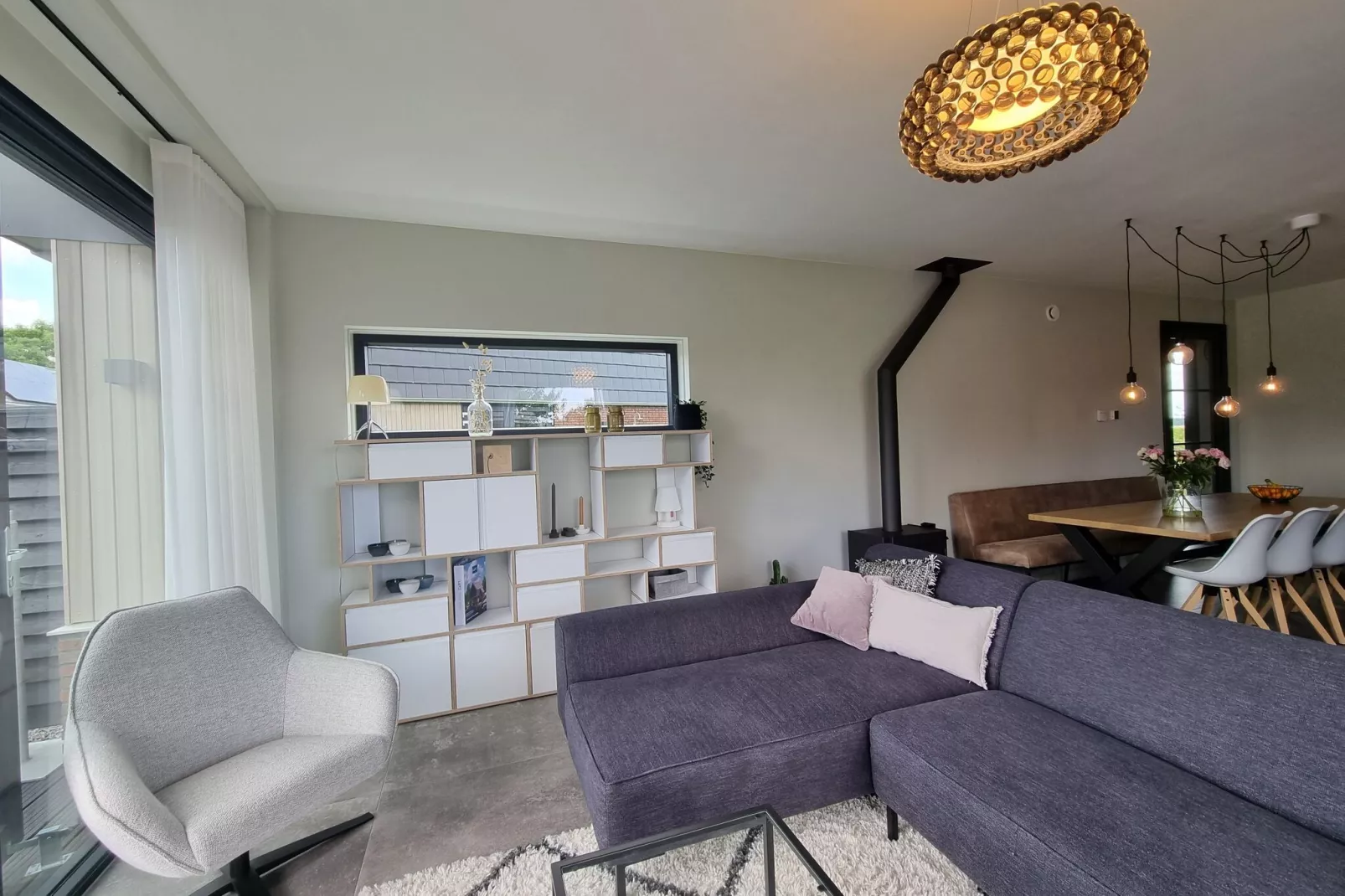 Watervilla Njoggen-Living room