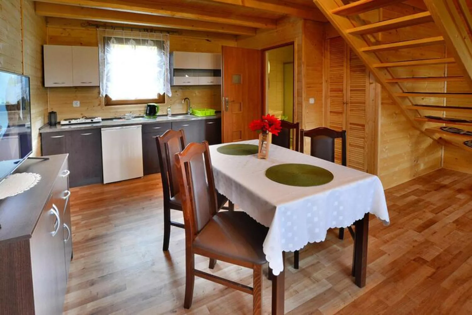 Domki wakacyjne z basenem dla 4 osób Jarosławiec-Kitchen