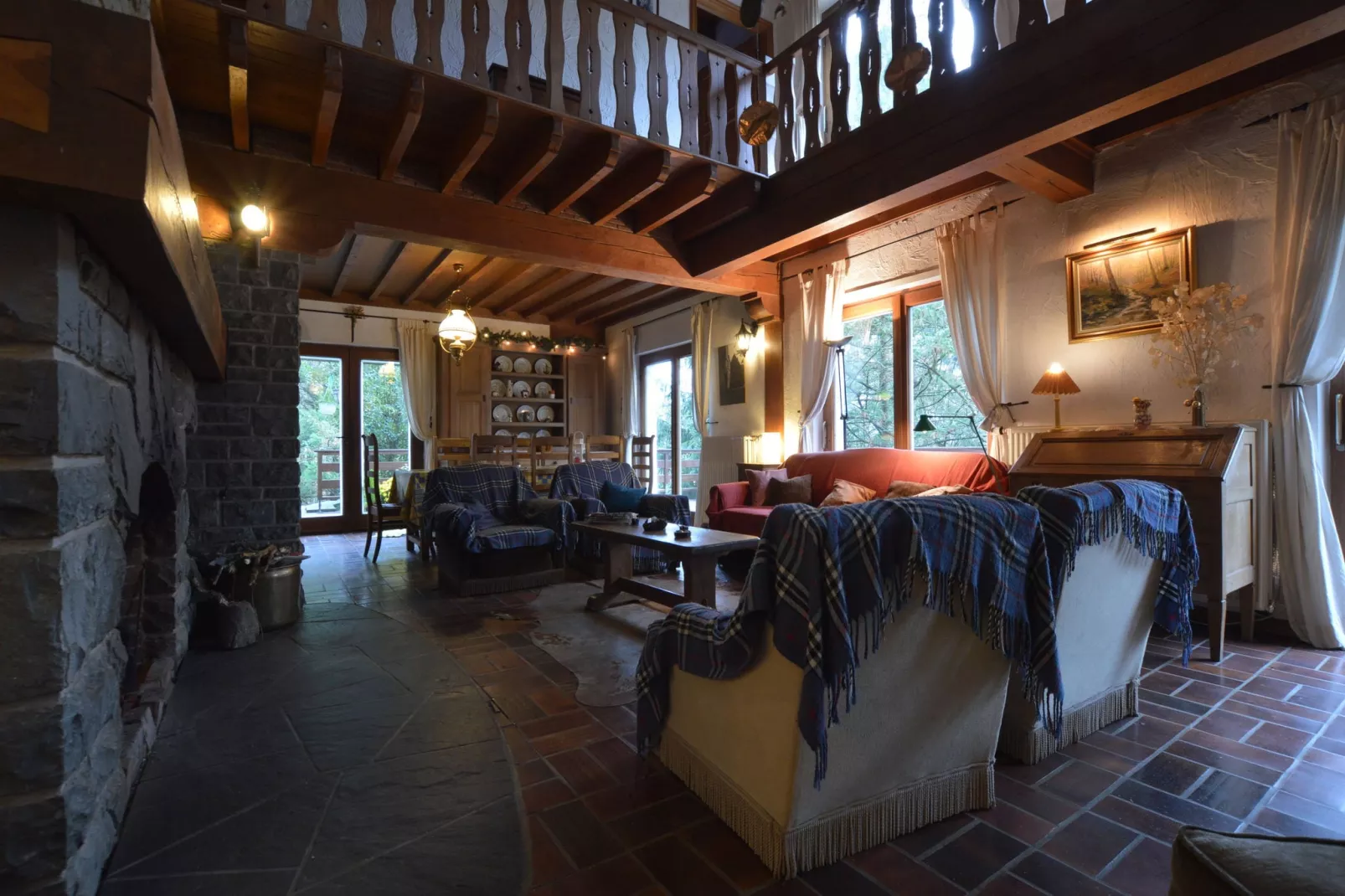 La Roche au Bois-Wohnzimmer