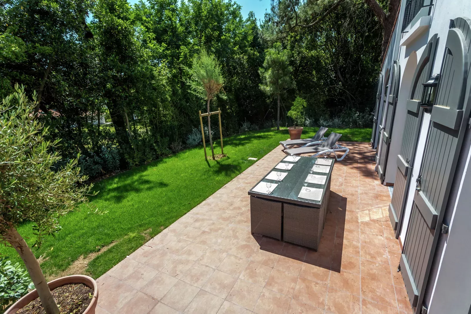 Résidence Les Villas Milady 2-Gärten Sommer